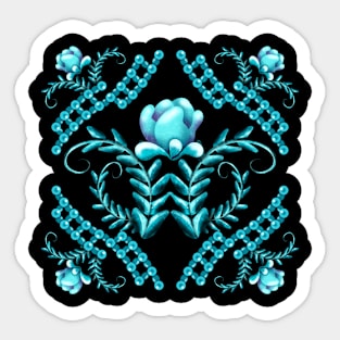 Blue roses Sticker